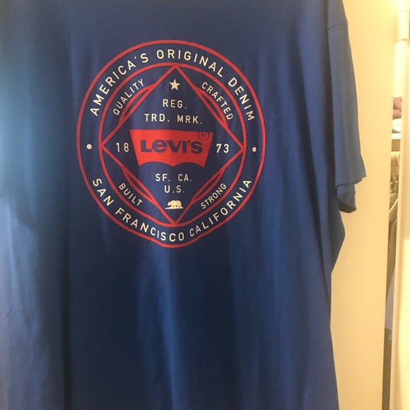 Blue Levi shirt - Picture 1 of 2